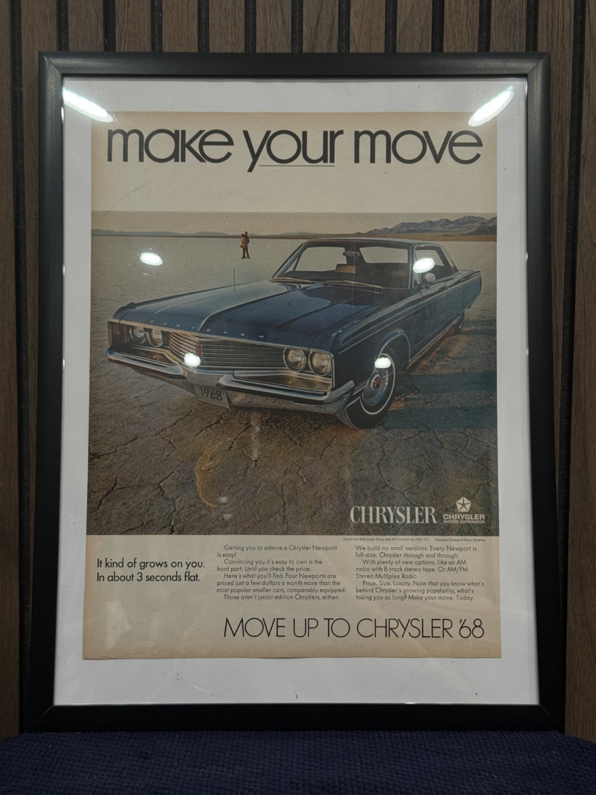 Vintage 1968 Chrysler Newport Poster