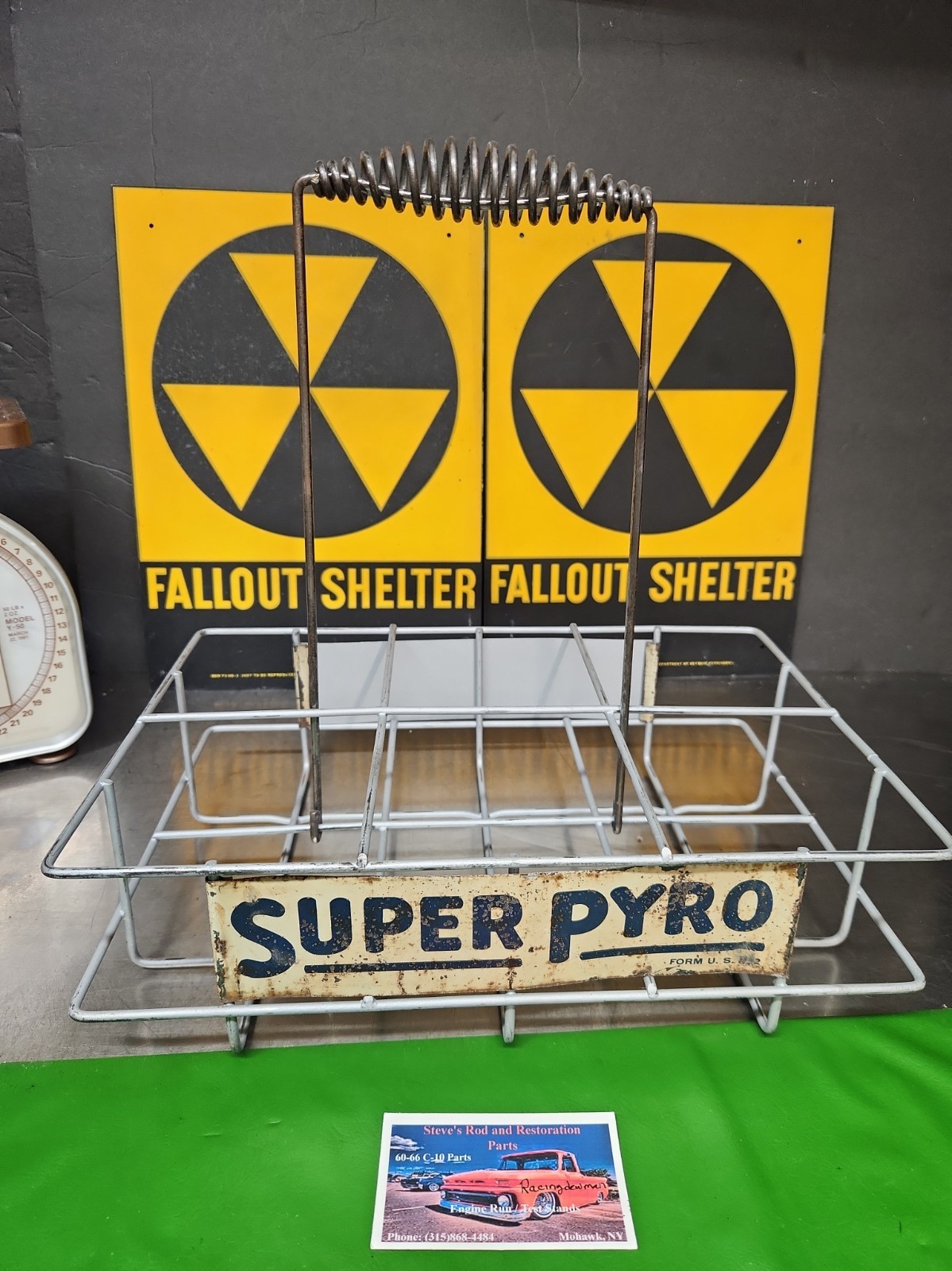 Vintage Super Pyro Bottle Rack Carrier Vintage Super Pyro Bottle Rack Carrier