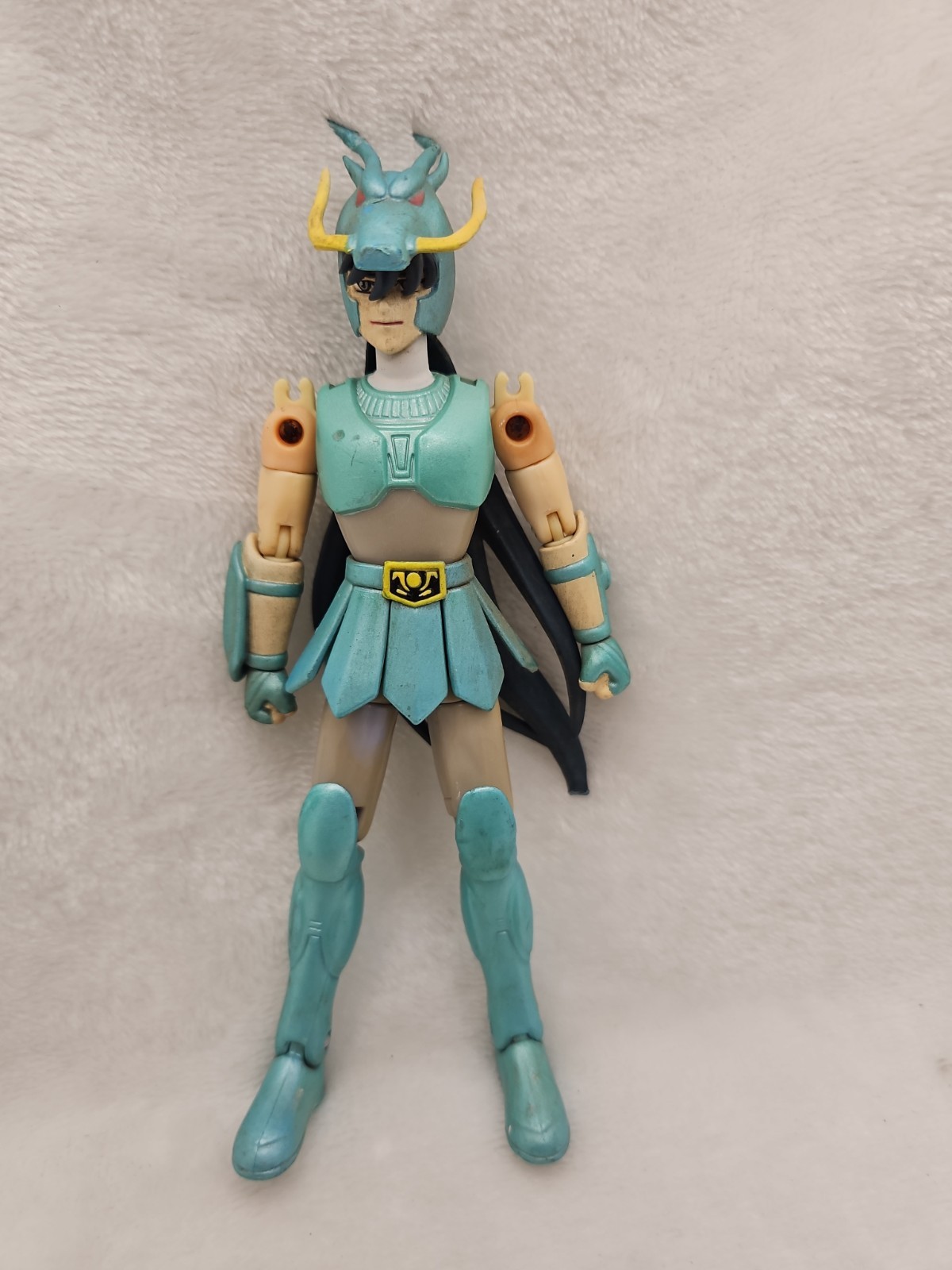 VTG Bandai 2003 6” Knights Saint Seiya Dragon Shiryu Green Figure Original Japan VTG Bandai 2003 6” Knights Saint Seiya Dragon Shiryu Green Figure Original Japan