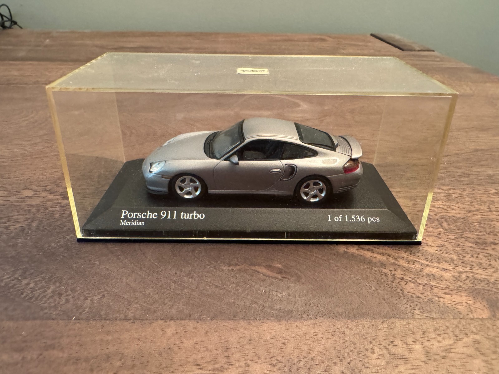 Porsche 911 Turbo Silver 996 2000 1/43 Diecast Paul's Modern Art Mini Champs