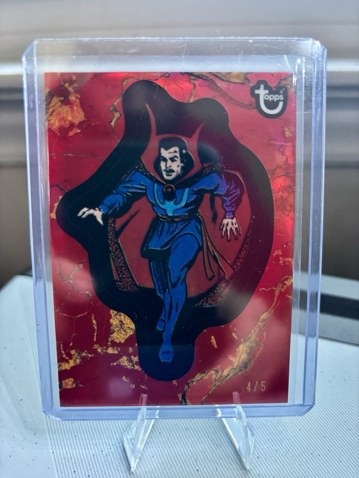 2025 Topps Marvel Comic Book Heroes Doctor Strange 1975 Red /5