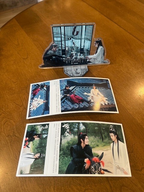 The Untamed Lan Wangji Wei Wuxian & Wang YiBo Xiao Zhan Post Card & Photo Framed