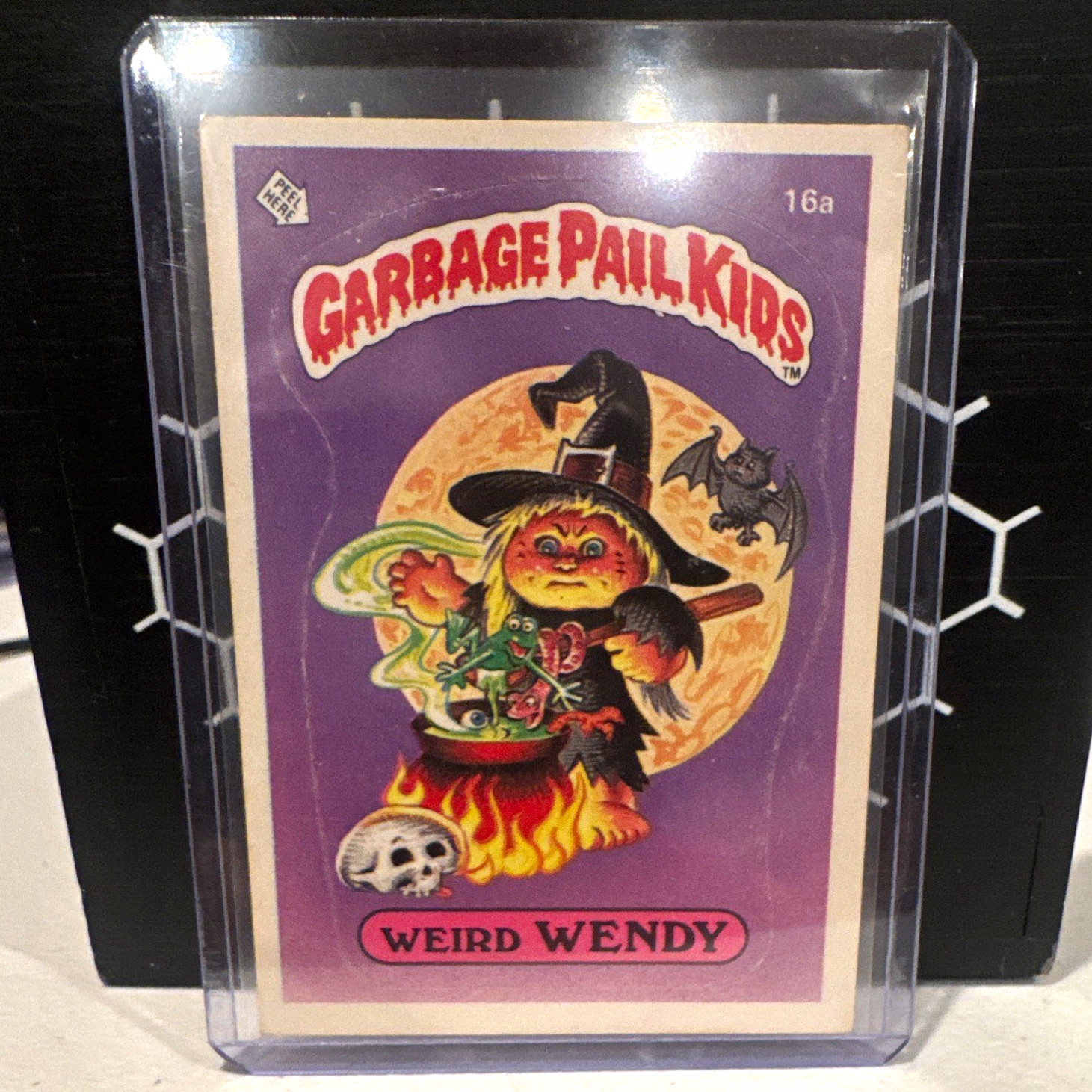 Topps 1987 Garbage Pail Kids Series 16 Weird Wendy 16a Trading Card