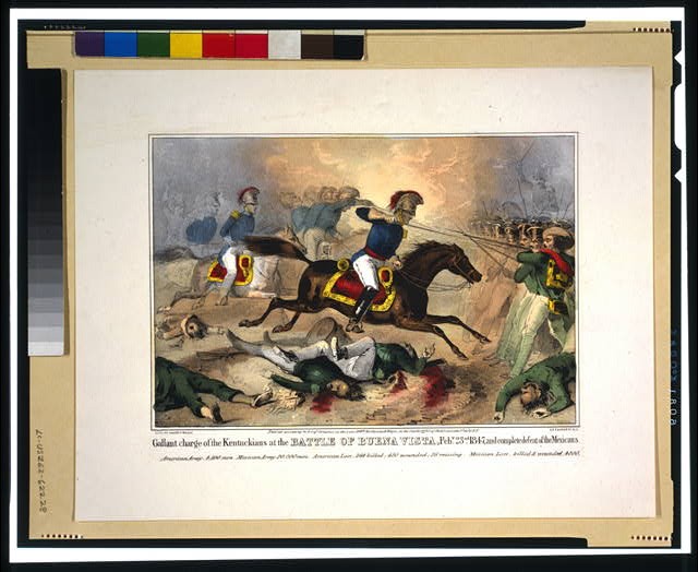 Photo:Buena Vista Mexico Battle of Buena Vista 1847 Kentucky Charge Print