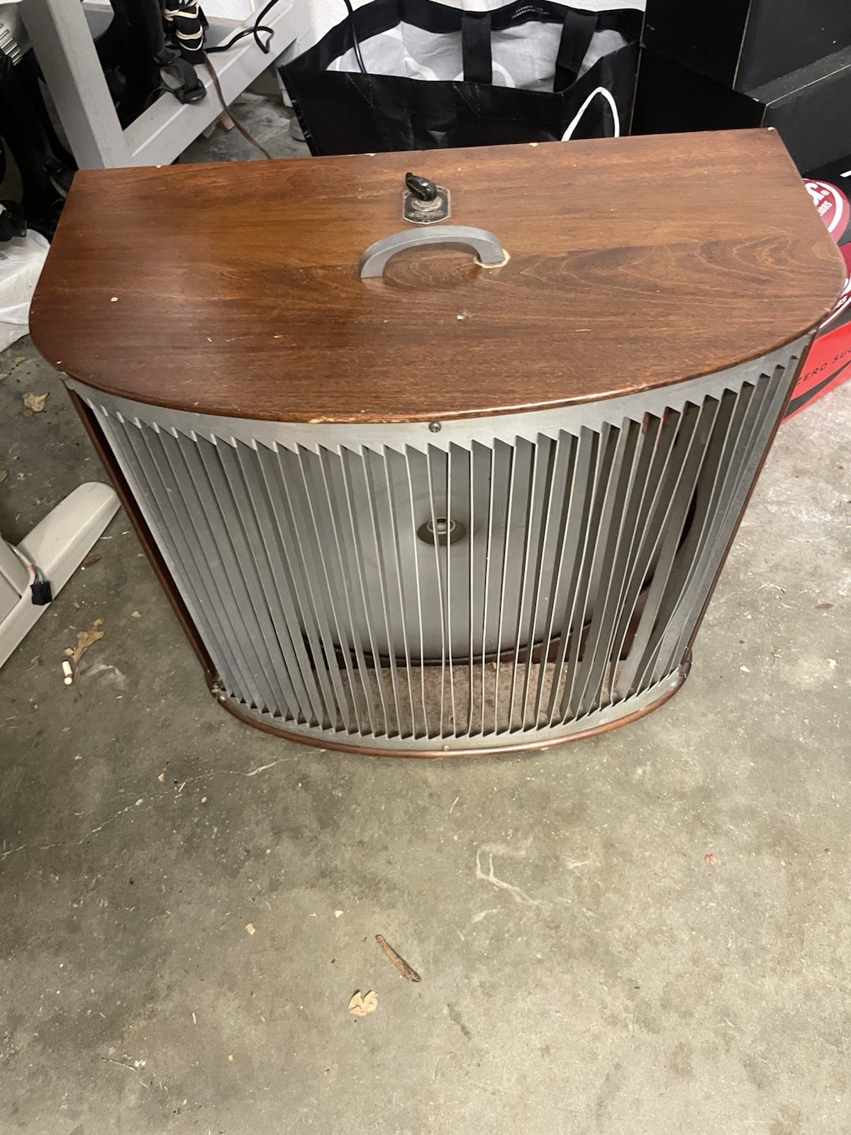 MCM Antique Mathes Cooler Cooling Fan 3 Speed Control Model Wood (Made in USA) MCM Antique Mathes Cooler Cooling Fan 3 Speed Control Model Wood (Made in USA)
