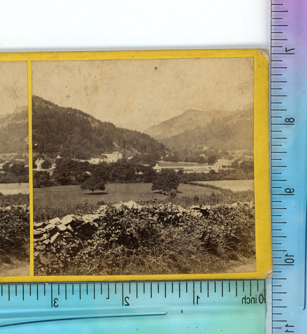 Betts-y-Coed Wales Francis Bedford Stereoview c1860