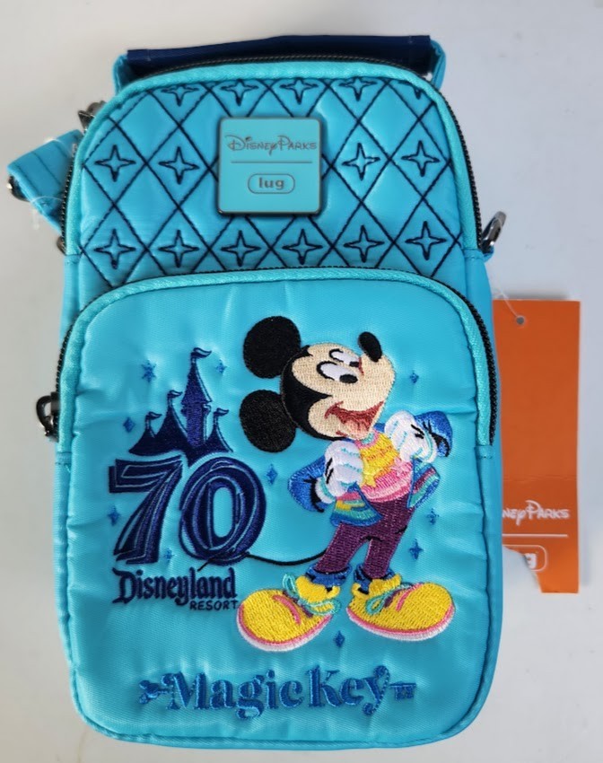Disney Parks Magic Key Lug Crossbody Bag Disneyland 70th Anniversary NWT Disney Parks Magic Key Lug Crossbody Bag Disneyland 70th Anniversary NWT