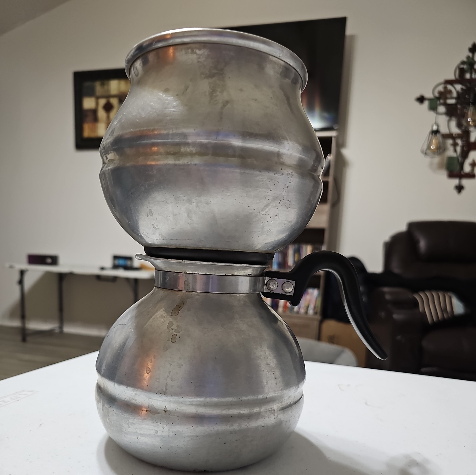 Vintage ABCO Coffee Maker Aluminum Siphon Pot Vintage ABCO Coffee Maker Aluminum Siphon Pot