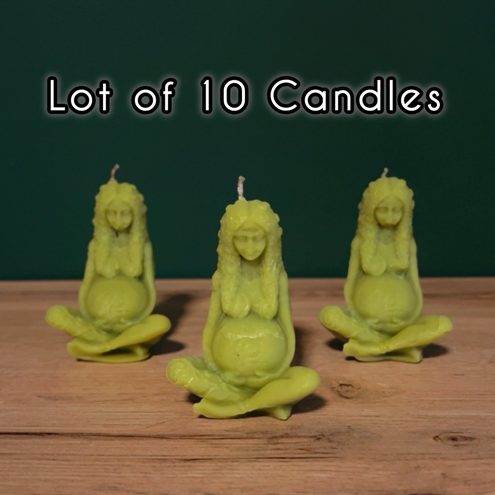 WHOLESALE Bulk Lot of 10 Gaia Mother Earth Goddess Pregnancy Fertility Candle WHOLESALE Bulk Lot of 10 Gaia Mother Earth Goddess Pregnancy Fertility Candle