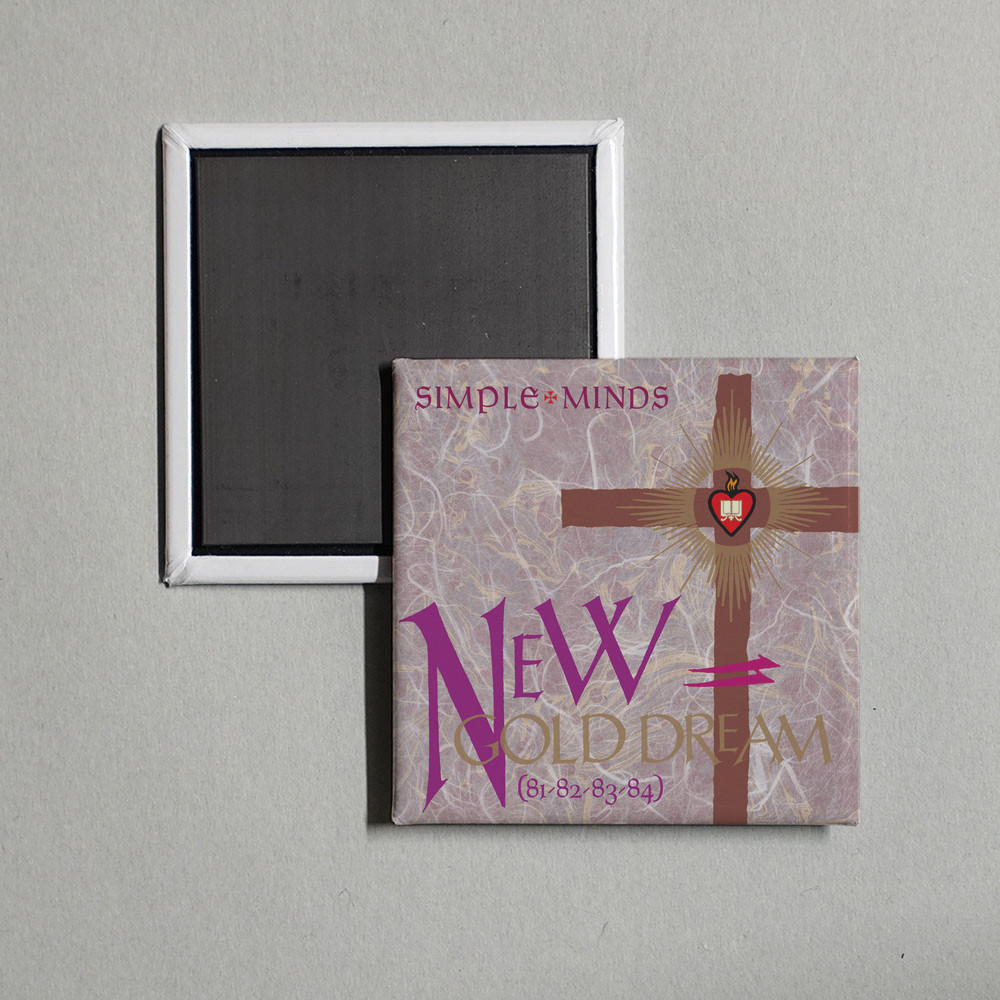 Simple Minds - New Gold Dream (81828384) Album Cover Locker Fridge Magnet Simple Minds - New Gold Dream (81828384) Album Cover Locker Fridge Magnet