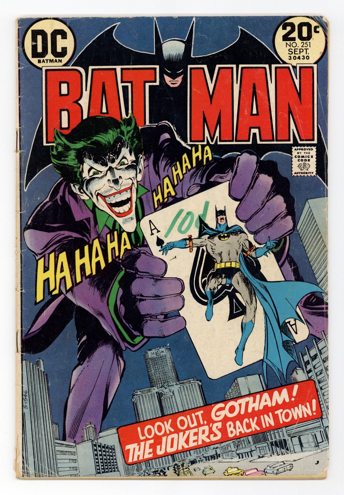 Batman #251 GD/VG 3.0 1973