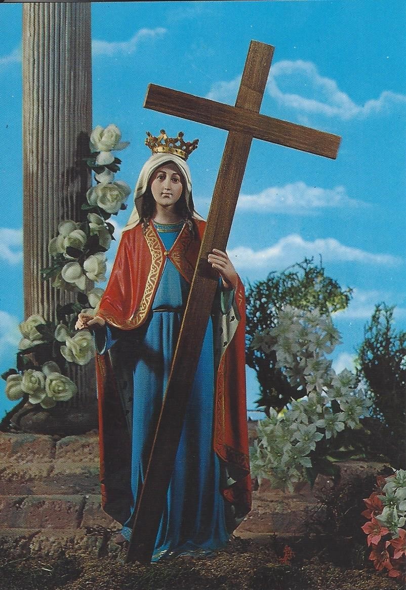 1 Postcard St. Helen Saint / Santa Elena Catholic Print Image