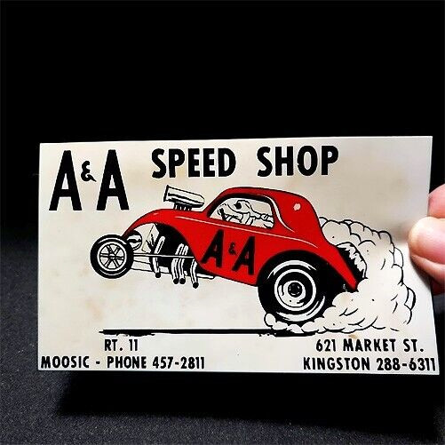 A&A SPEED SHOP Vintage Style DECAL, Vinyl STICKER, hot rod, rat rod, car racing A&A SPEED SHOP Vintage Style DECAL, Vinyl STICKER, hot rod, rat rod, car racing