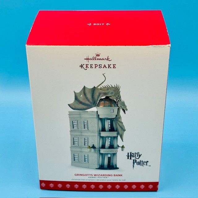 NEW Hallmark Harry Potter: Gringotts Wizarding Bank 2017 Keepsake Ornament RARE NEW Hallmark Harry Potter: Gringotts Wizarding Bank 2017 Keepsake Ornament RARE