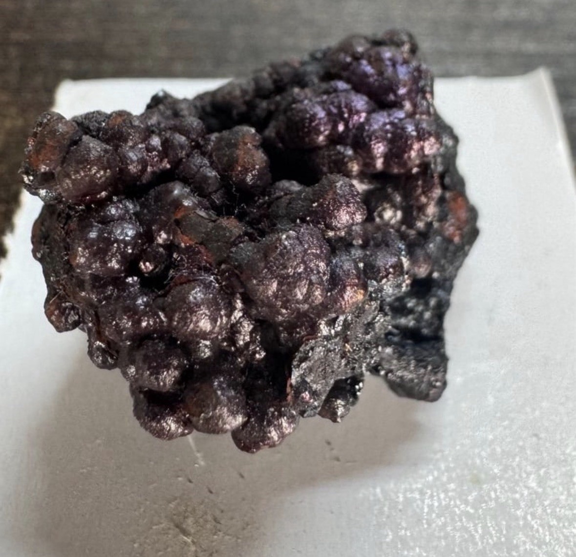 Metallic Iridescent Rainbow Goethite From Tharsis Spain Metallic Iridescent Rainbow Goethite From Tharsis Spain