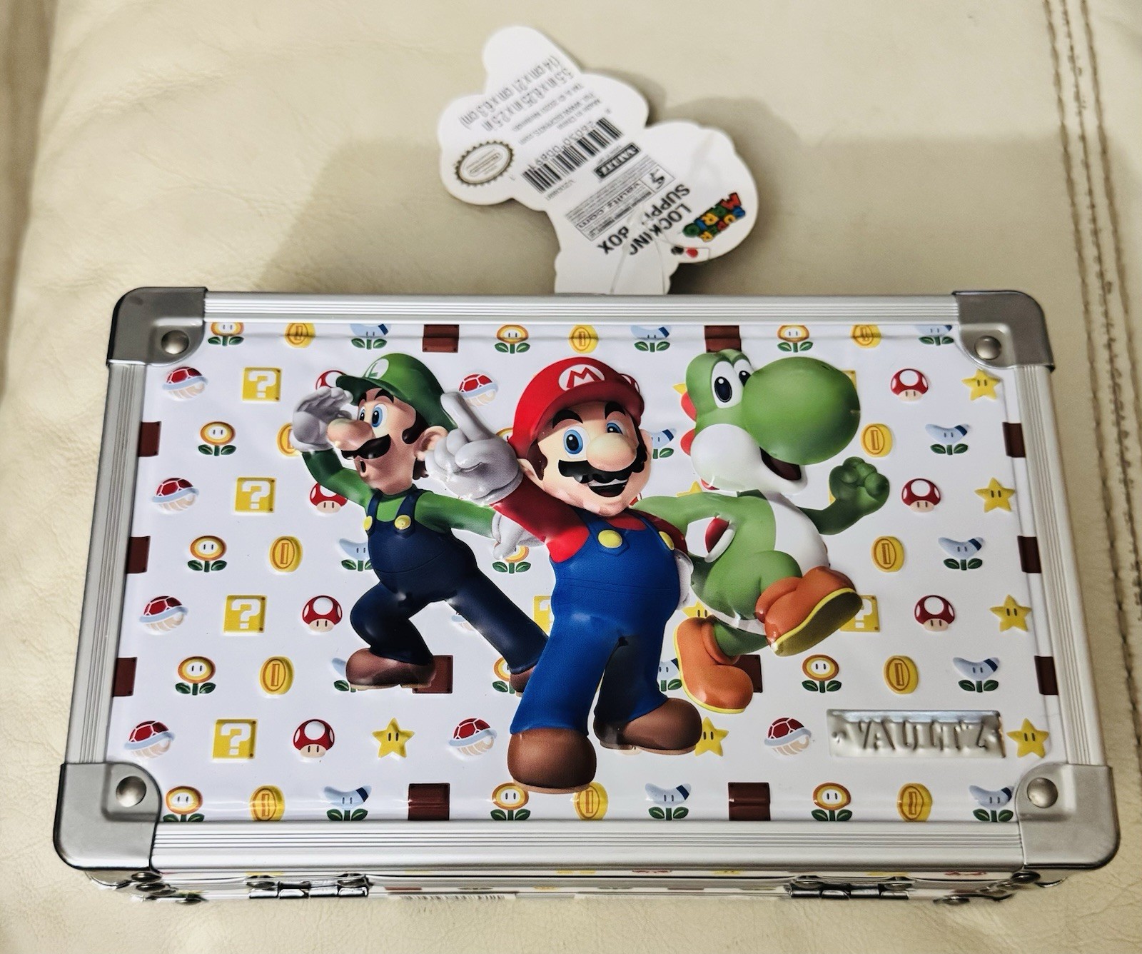 SuperMario-Lock Box-Storage Case-Nintendo Toad/Luigi-NEW w/Tags & Keys SuperMario-Lock Box-Storage Case-Nintendo Toad/Luigi-NEW w/Tags & Keys