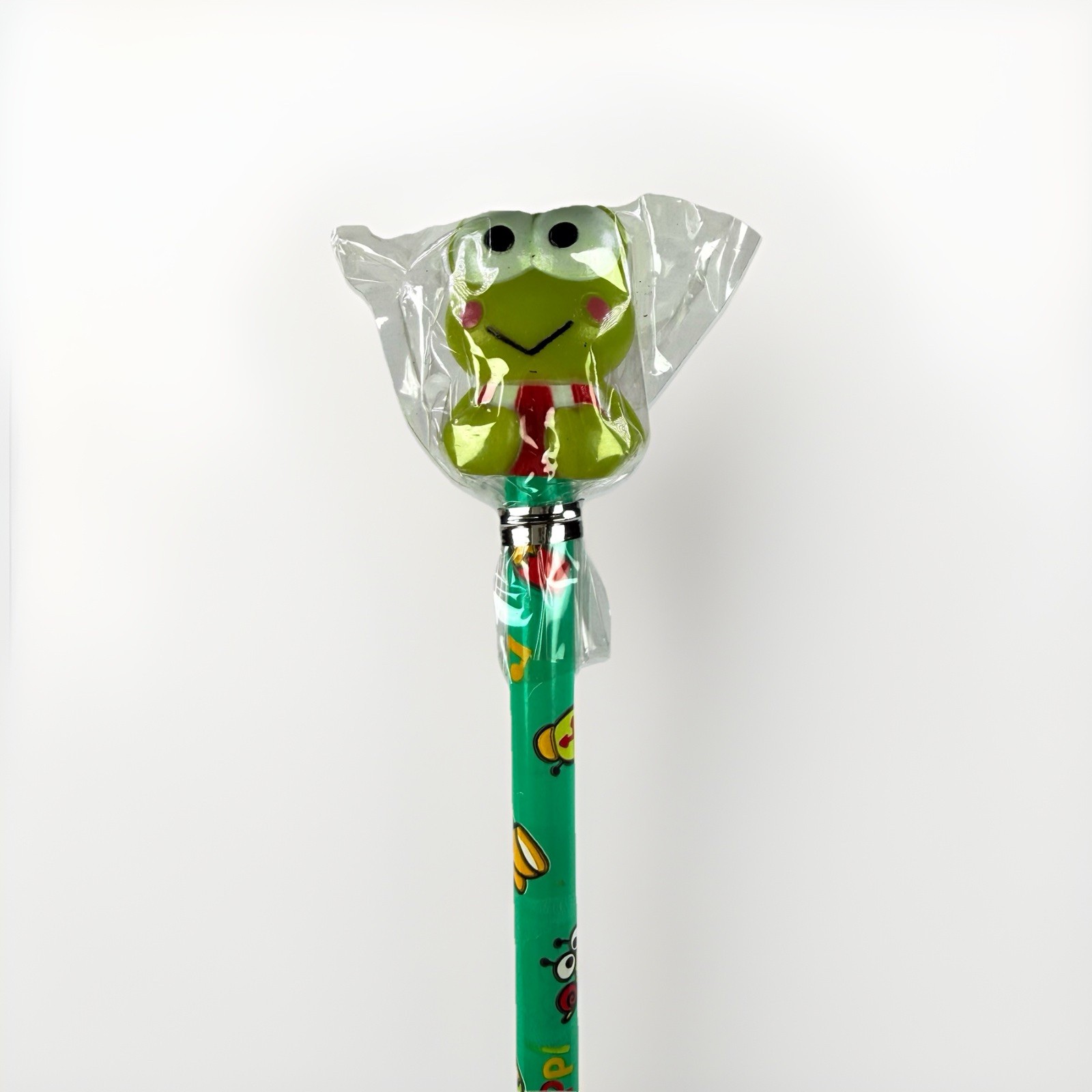VTG Kero Kero Keroppi NOS 1994 Pencil Topper 1994 Green Sanrio Frog NOS