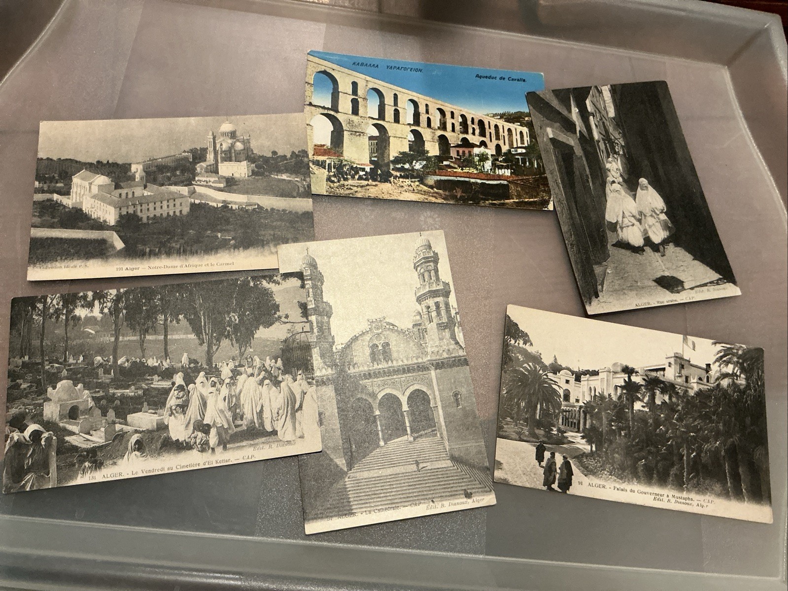 6 Vintage Alger Algeria Postcards Companies Des Arts Photomecaniques