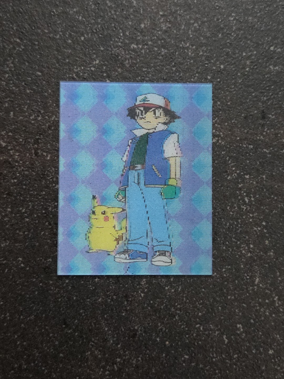 Yoga Surprises, Pokemon | Pikachu & Ash, Lenticular Card #84 Yoga Surprises, Pokemon | Pikachu & Ash, Lenticular Card #84