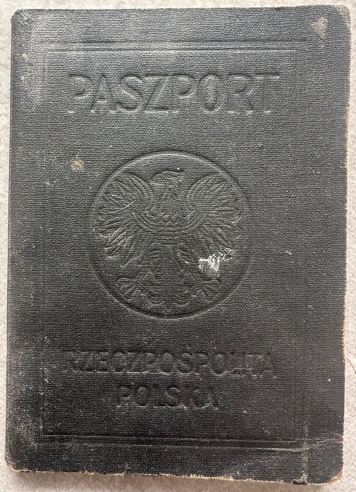 1948 Jewish Polish Travel Document Krakow Israel Post Holocaust Refugee Judaica