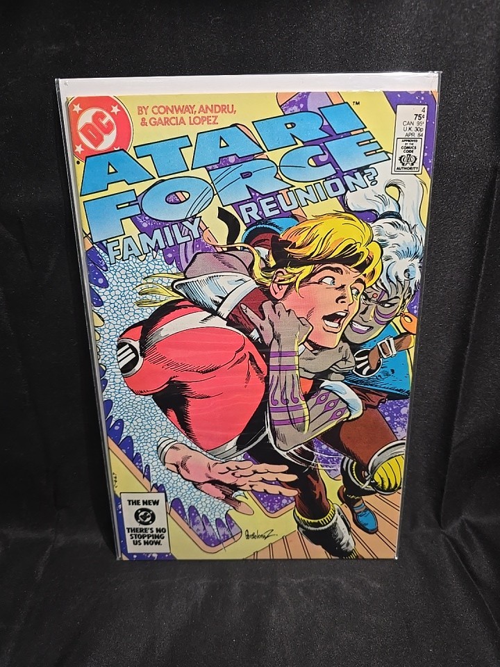 Atari Force 4 DC Comics 1984 Gerry Conway Ross Andru Sci-Fi Graphic Novel Atari Force 4 DC Comics 1984 Gerry Conway Ross Andru Sci-Fi Graphic Novel