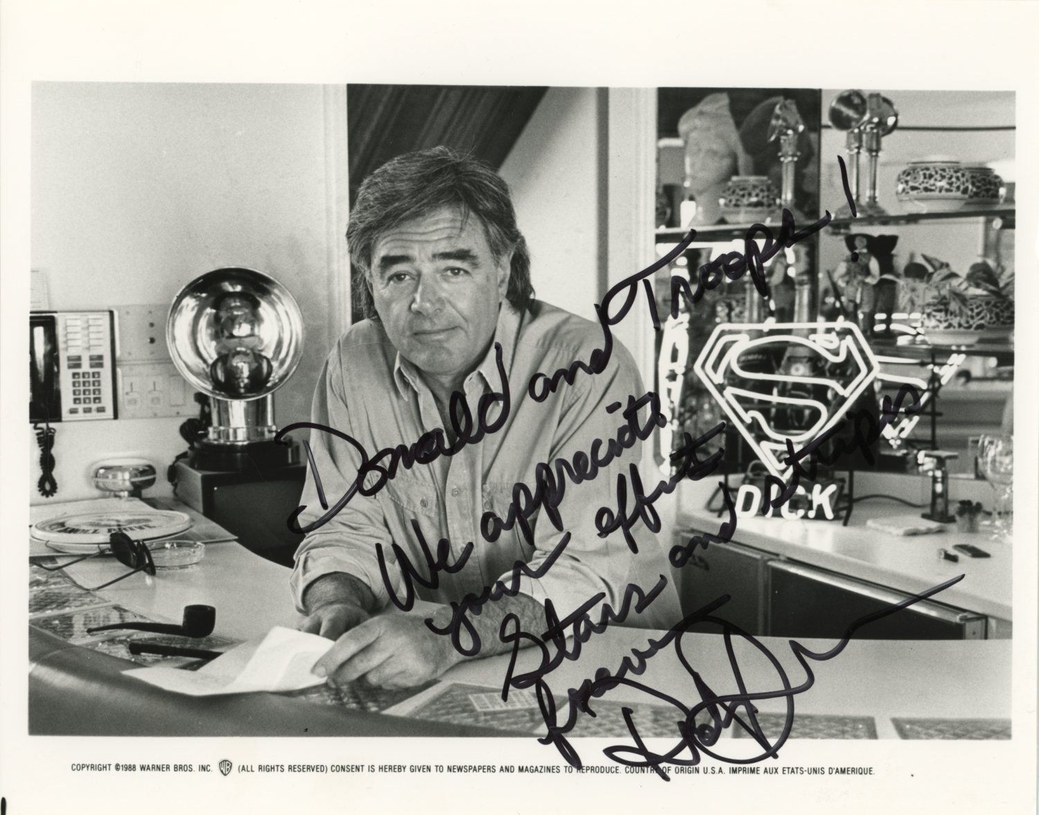 Richard Donner- Signed Vintage Photograph Richard Donner- Signed Vintage Photograph