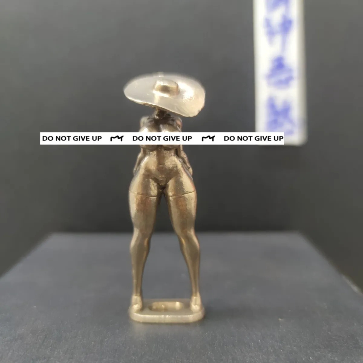 7Cm Copper Hat, Countess Lady Figure Ornament, Handle Piece