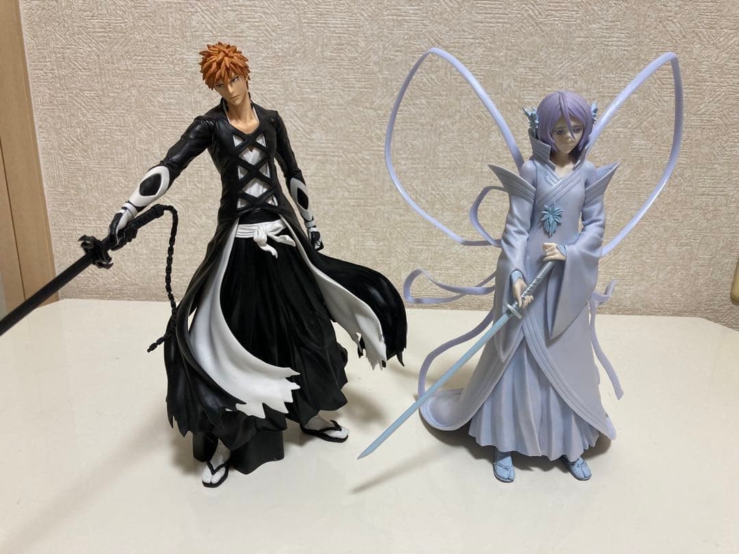 BLEACH Ichiban Kuji C Prize Rukia Kuchiki Ichigo Kurosaki Figure Collectible