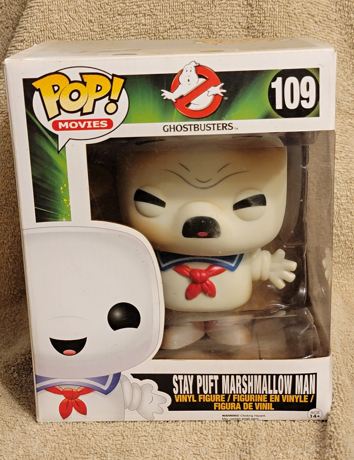Funko Pop Movies Ghostbusters Stay Puft Marshmallow Man Pop Vinyl #109