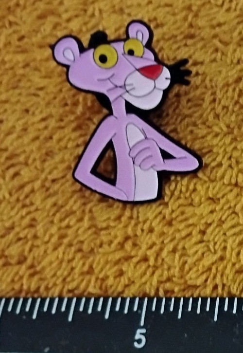 THE PINK PANTHER PIN - metal enamel set lapel lot brooch badge pins lots sets
