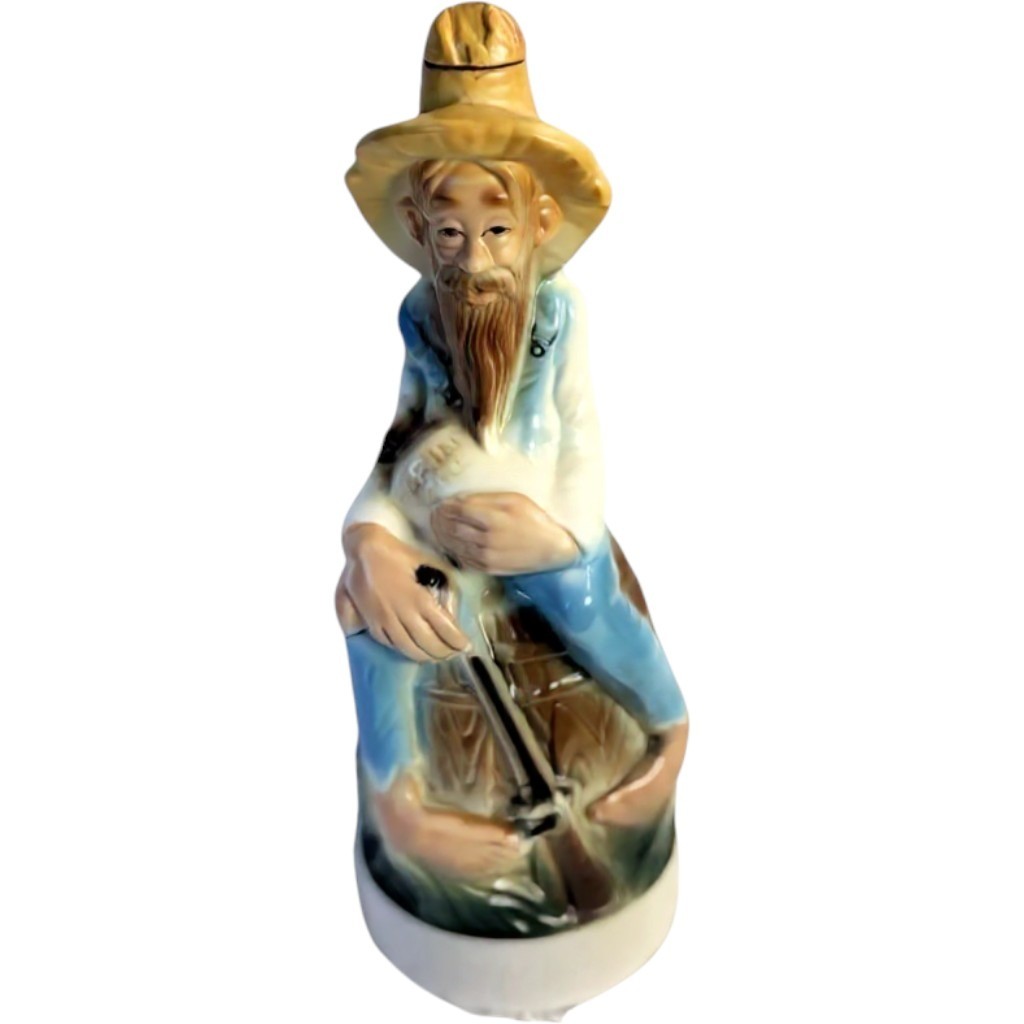 Vintage 1969 Stitzel-Weller Cabin Still Hillbilly Whiskey Decanter Underweight
