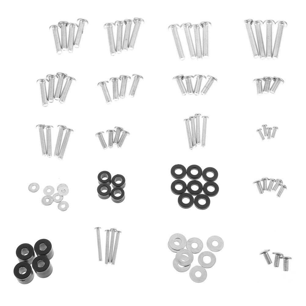 Durable TV Mount Screws Kit with M4 M5 M6 M8 Screws Washers Spacers for Home