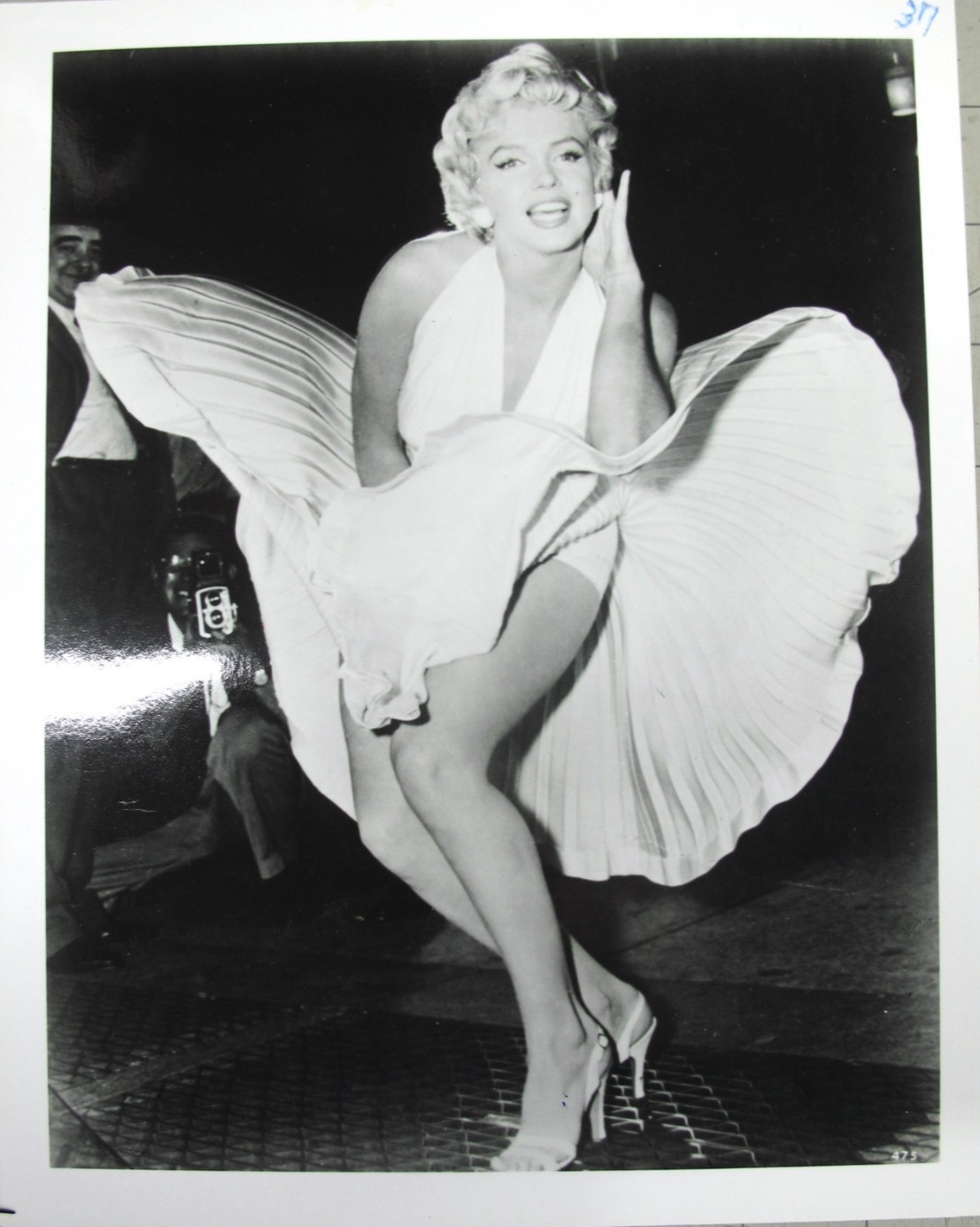 vtg Marilyn Monroe original photo - Seven Year Itch famous dress 1954 BF2