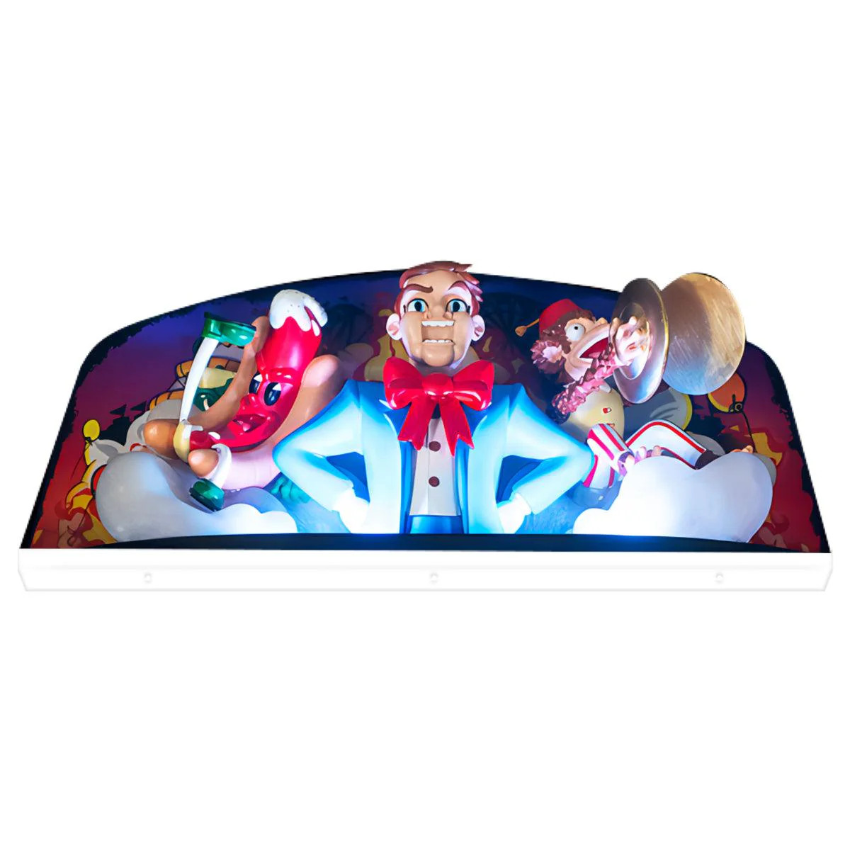 Funhouse 2.0 Pinball Acrylic LED RGB Topper for Pinball Machine Pinball Topper