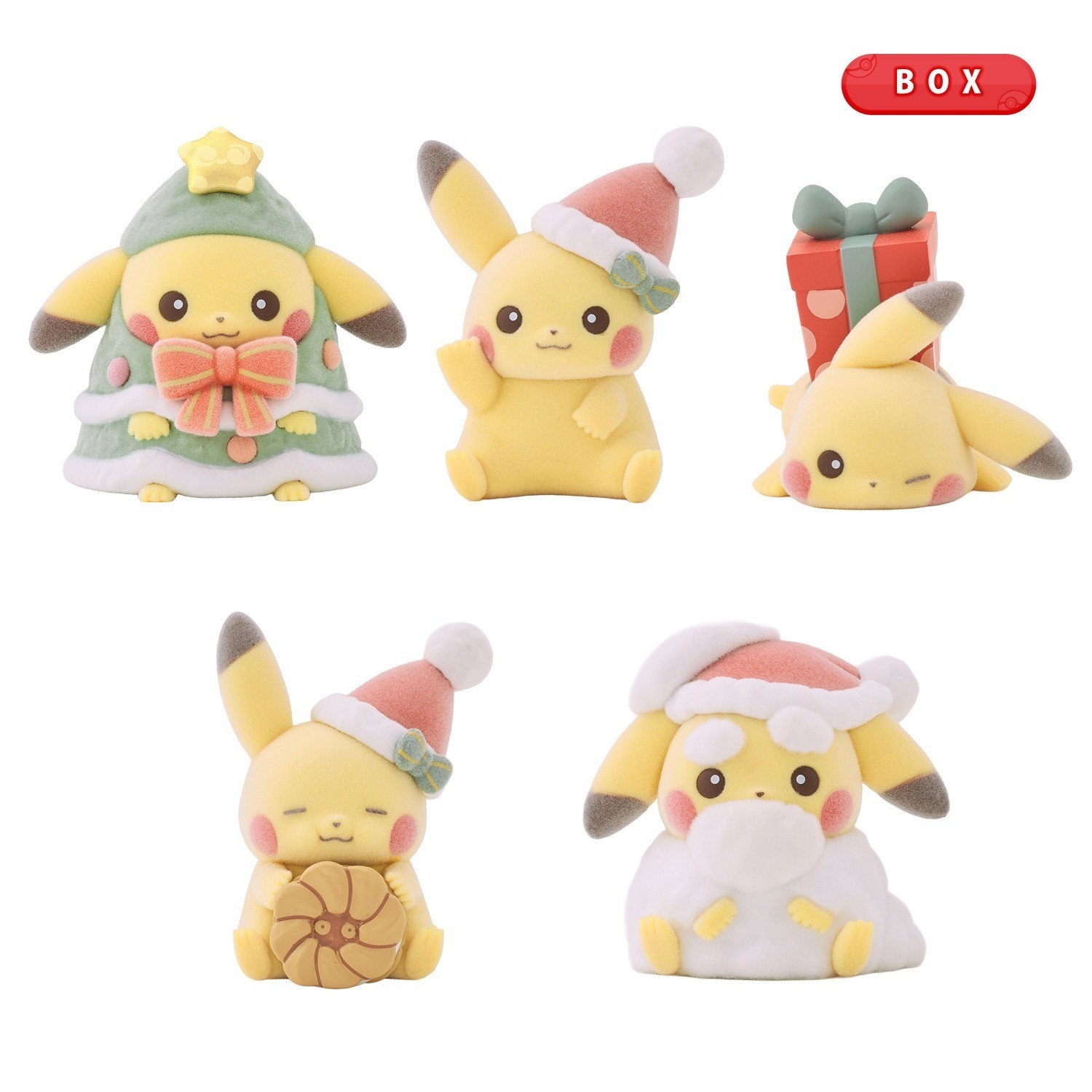 Pokemon Center Getting Ready For 2026 Christmas Flocked Pikachu Doll Box Set