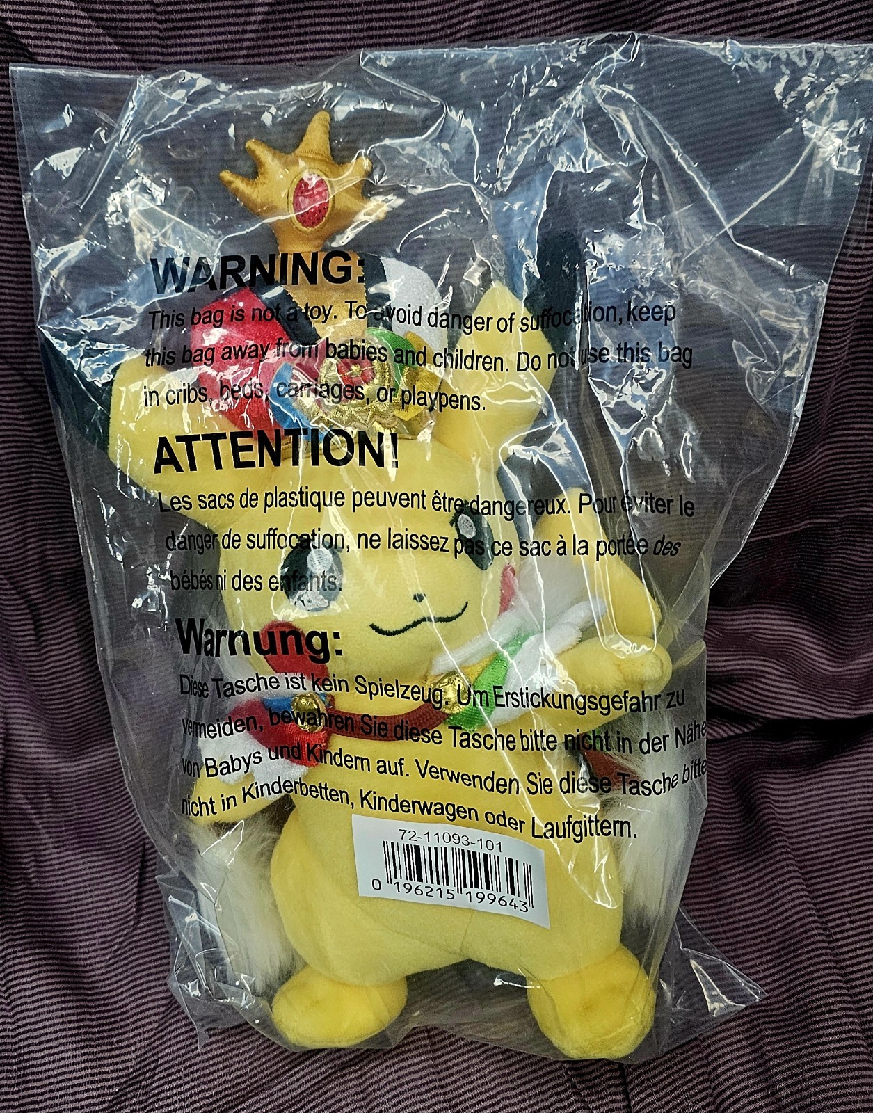 Pokemon XP Worlds Championships 2026 San Francisco Exclusive Pikachu Plush Pokemon XP Worlds Championships 2026 San Francisco Exclusive Pikachu Plush