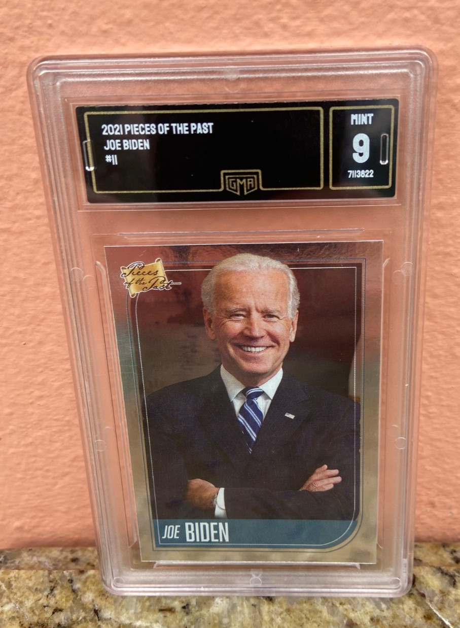 2021 Pieces of the Past Joe Biden SILVER FOIL #11 GMA 9 MINT 2021 Pieces of the Past Joe Biden SILVER FOIL #11 GMA 9 MINT
