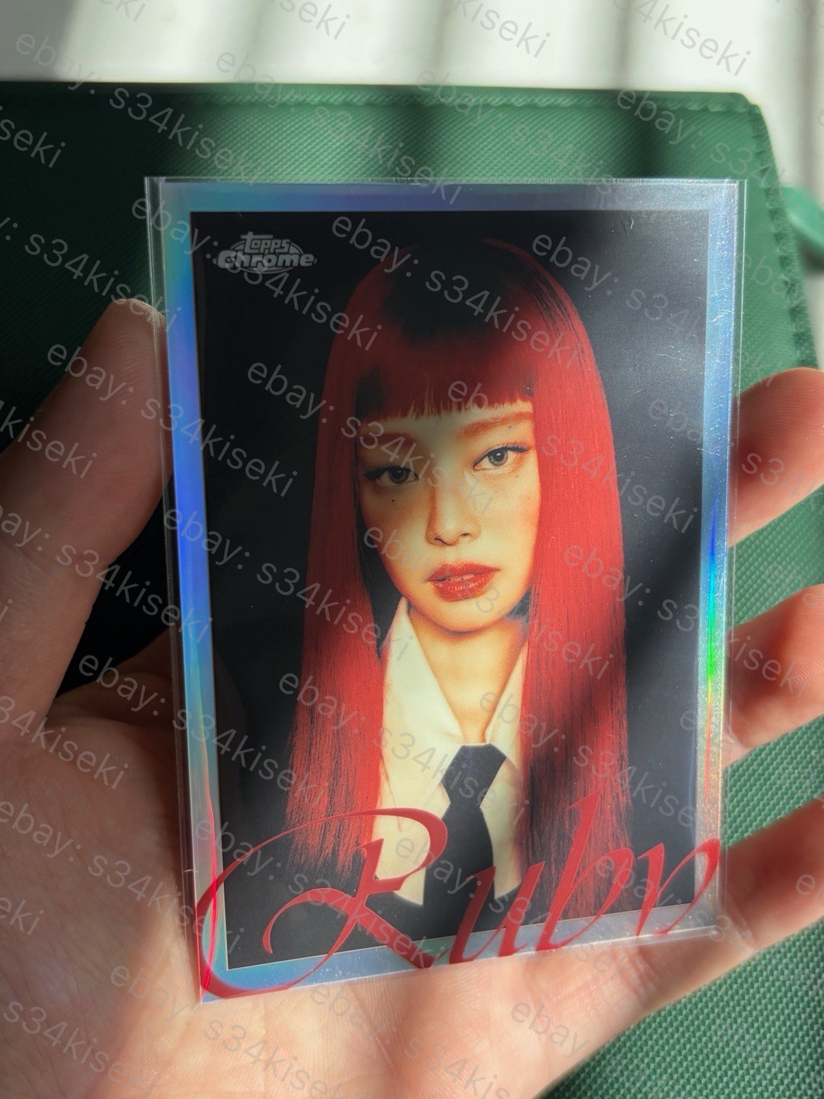 2026 Topps Chrome x Jennie Ruby Short Print SP RSP2 Close-Up Blackpink