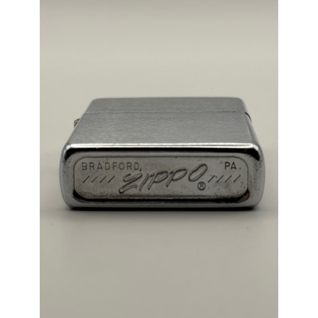 Vintage 1974 Zippo Regular Size Brushed Chrome Windproof Lighter Vintage 1974 Zippo Regular Size Brushed Chrome Windproof Lighter