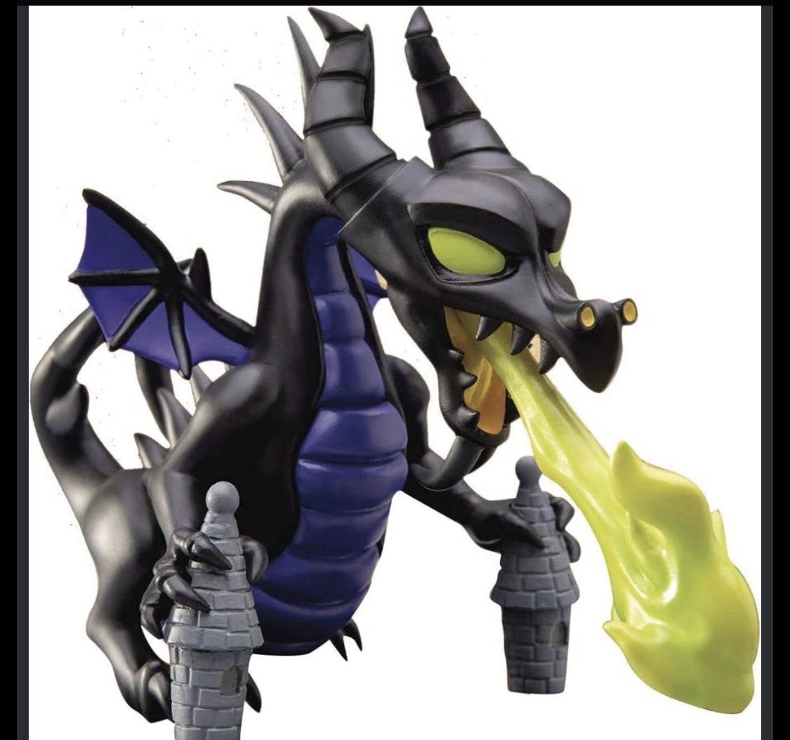 Disney Villains Tower Series  Figure The MEA-064 Maleficent Dragon Open Box New