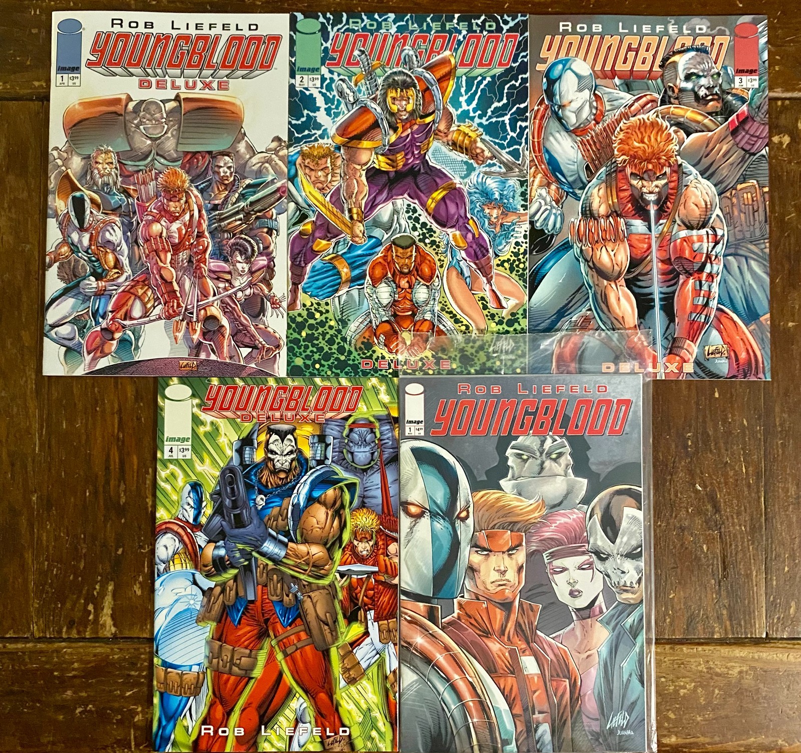 YOUNGBLOOD DELUXE #1-4 + YOUNGBLOOD #1 💥 | 2025 IMAGE COMICS | ROB LIEFELD FUN YOUNGBLOOD DELUXE #1-4 + YOUNGBLOOD #1 💥 | 2025 IMAGE COMICS | ROB LIEFELD FUN