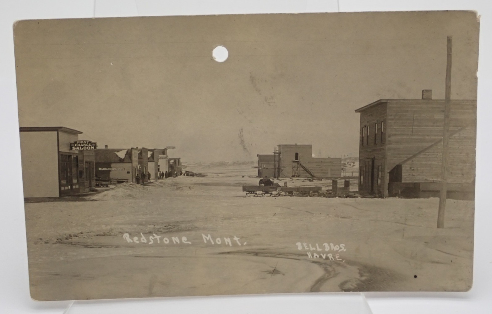 Redstone Montana 1918 Real Picture Antique Postcard Redstone Montana 1918 Real Picture Antique Postcard