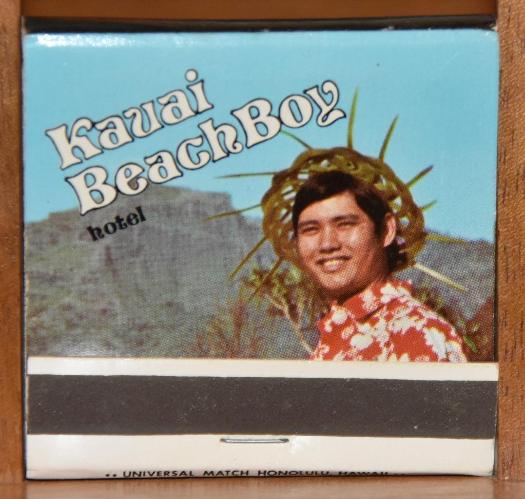 Vintage Kauai BEACHBOY HOTEL Matchbook Matches Full Unstruck Hawaii Ephemera Vintage Kauai BEACHBOY HOTEL Matchbook Matches Full Unstruck Hawaii Ephemera