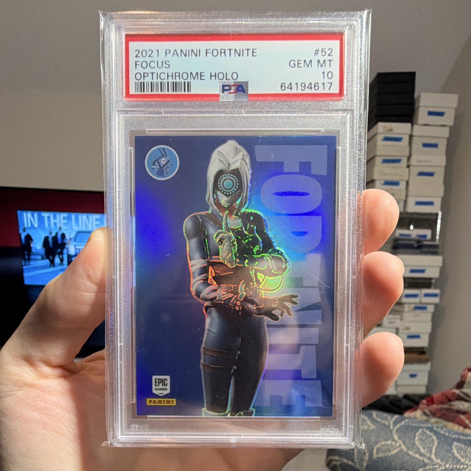 Panini 2021 Fortnite Focus Optichrome Holo #52 PSA 10 GEM MT Card