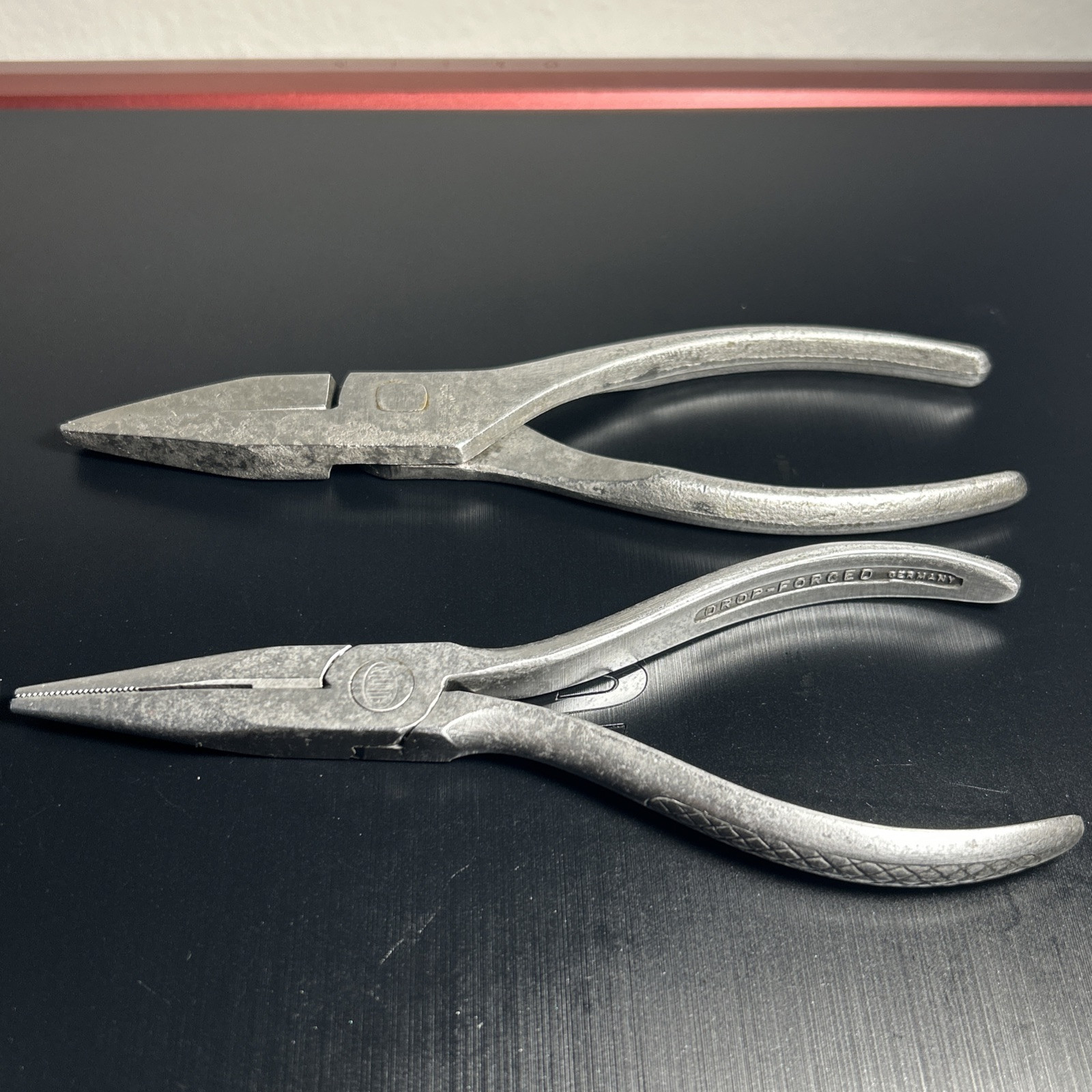 Vintage Fulton & Ritter & Carlton Needle Nose  Pliers / Design Handles Germany