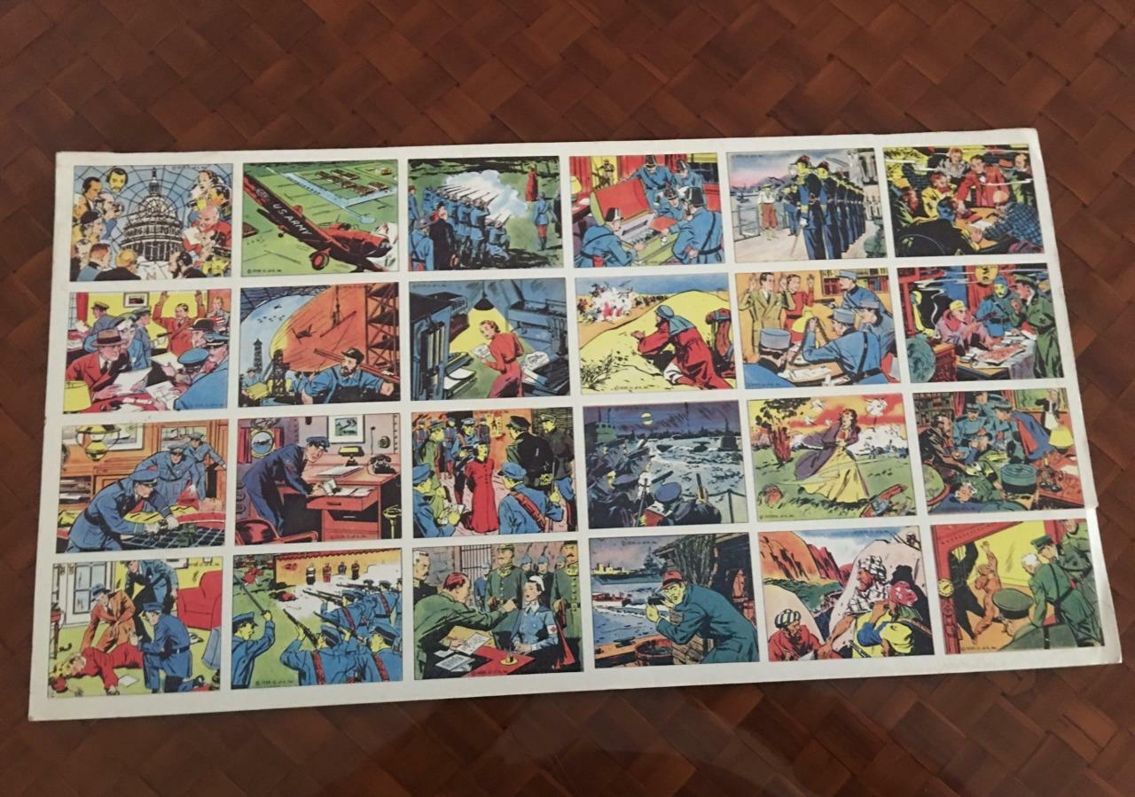 GUM Trading Tobacco Cards Thrilling True Spy Stories Uncut 1-24 1984 Reprint WTW