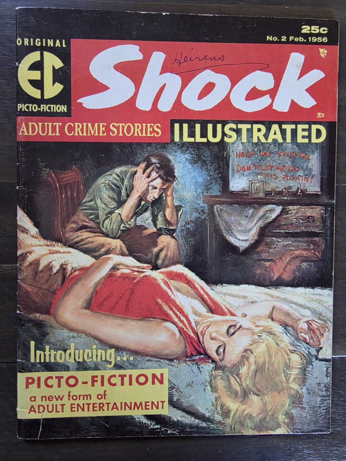 Shock Illustrated #2 EC Comics 1956 Picto-Fiction Reed Crandall Vintage Horror