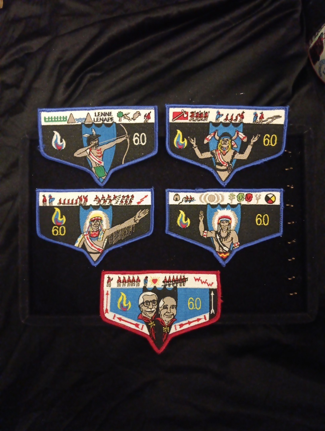 Rare Vtg BSA OA Aina Topa Hutsi Lodge 60 5-Pc Legend Set Story Flap Patches Lot Rare Vtg BSA OA Aina Topa Hutsi Lodge 60 5-Pc Legend Set Story Flap Patches Lot