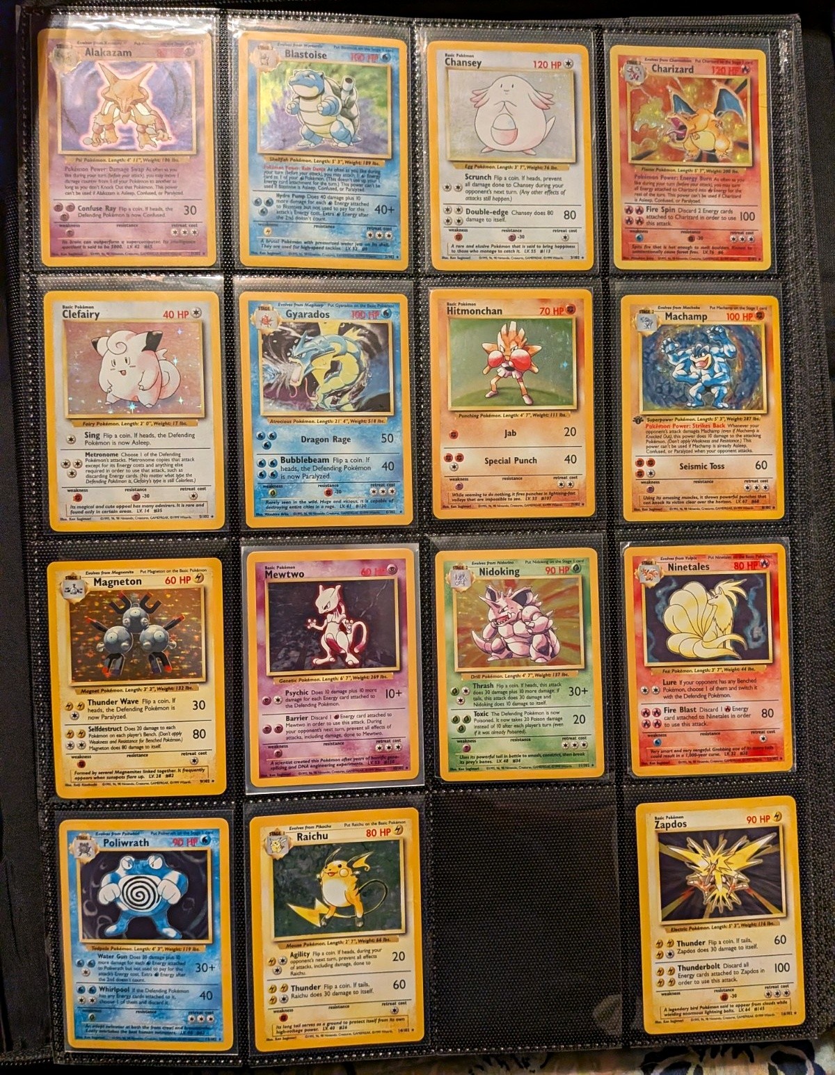 Full Pokémon Base Set 1999