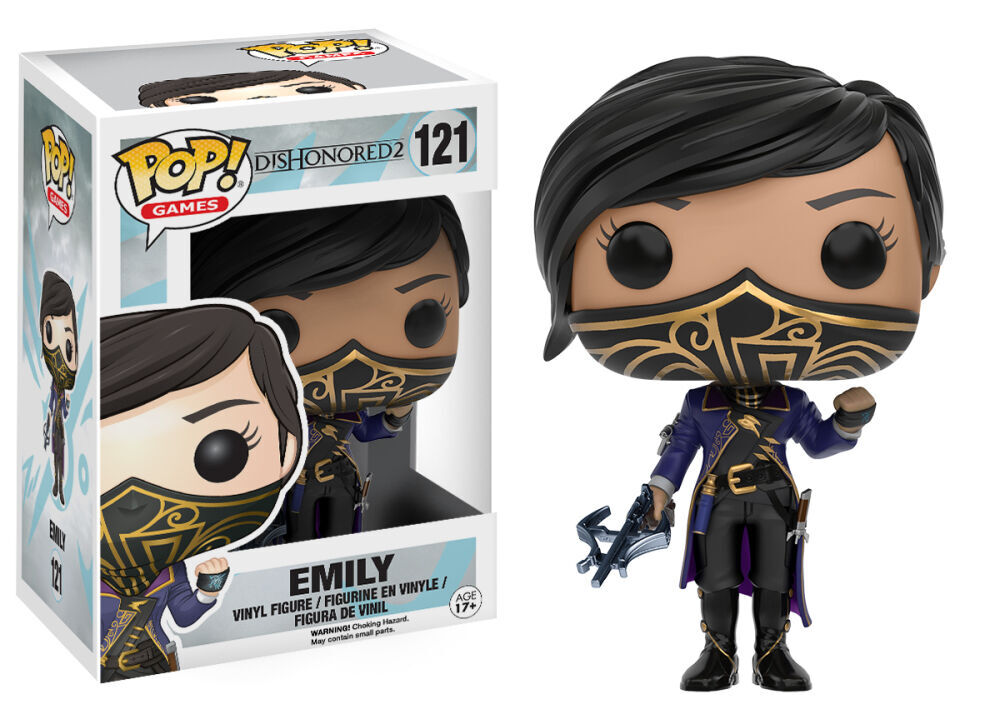 Emily #121 Dishonored 2 - Funko Pop Games Figure & Box Emily #121 Dishonored 2 - Funko Pop Games Figure & Box